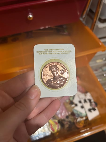 Image of Hercules penny pin 
