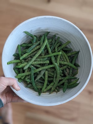 Image of Medium Satin White Serving Bowl