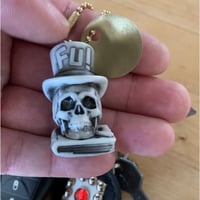 Image 1 of FU! SKULL KEYCHAIN