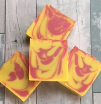 Image 1 of Handmade Pink Lemonade Soap Bar