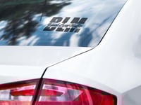 Image 1 of BLM Car Decal(1-2 pack) Permanent Decal.