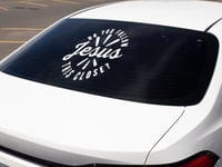 Image 2 of Do You Follow Jesus This Close Car Decal(1 or 2 Pack).
