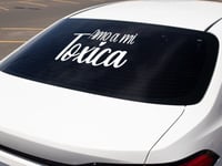 Image 2 of Amo Mi Toxico/a Permanent Vinyl Car decal(1 or 2 Pack).