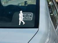 Image 3 of Don't Park To Close I'm Fat/Gordito Car Decals (Single Pack)