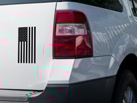 Image 3 of USA Flag Permanent Car Decal(1 or 2 Pack).