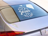 Image 4 of Do You Follow Jesus This Close Car Decal(1 or 2 Pack).