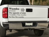 Image 4 of Wumbo(1-2 Pack) Permanent Car Decal.