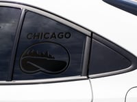 Image 4 of Chicago Bean Car Decal(1 or 2 pack)