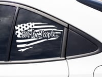 Image 5 of We The people Car Decal(1 or 2 Pack). 