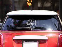 Image 5 of Do You Follow Jesus This Close Car Decal(1 or 2 Pack).