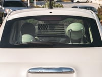 Image 5 of USA Flag Permanent Car Decal(1 or 2 Pack).