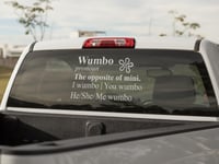 Image 5 of Wumbo(1-2 Pack) Permanent Car Decal.