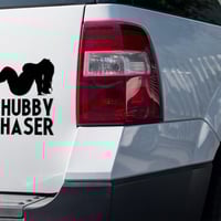 Image 1 of Chubby Chase Car Decal - Fun Car Exterior Sticker for All Models(1 or 2 pack).