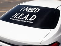 Image 6 of I Need HEAD(Hugs, Encouragement, Affection, Devotion) Car Decal (1-2 Pack).