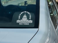 Image 3 of This Is Why We Can't Have Nice Things Car Decal (1 or 2 pack) 