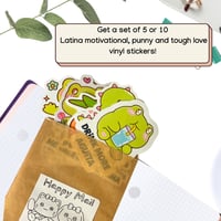 Image 4 of Latina MYSTERY sticker grab bag, 5 OR 10 pcs