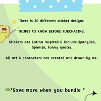Image 2 of Latina MYSTERY sticker grab bag, 5 OR 10 pcs