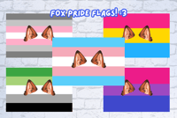 Image 1 of Fox Pride Flag