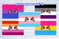 Image 1 of Kitty Pride Flag