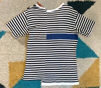 Image 6 of Yohji Yamamoto Pour Homme cotton/rayon striped shirt, size 3 (M)
