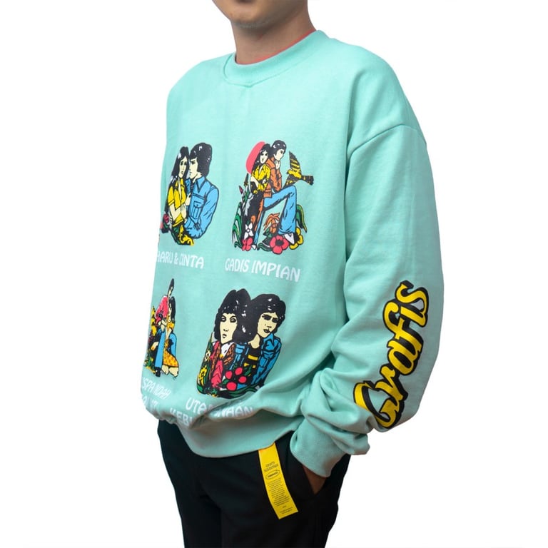 Aqua Crewneck Image 3