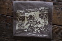 Image 3 of CHAPEL TATTOO BETTY BOOP SHOP FRONT  - EST 1994 TEE IN BROWN