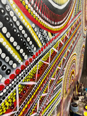 CONNECTION ETERNAL ON CANVAS (40x85")