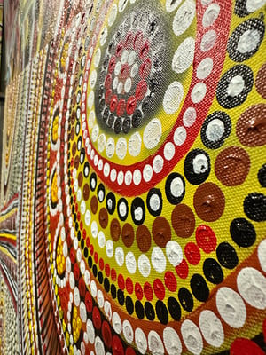 CONNECTION ETERNAL ON CANVAS (40x85")