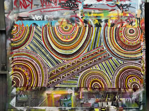 CONNECTION ETERNAL ON CANVAS (40x85")