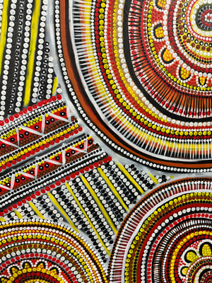 CONNECTION ETERNAL ON CANVAS (40x85")
