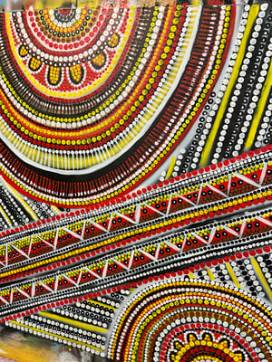 CONNECTION ETERNAL ON CANVAS (40x85")