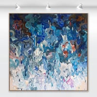 Image 1 of 'Maris imbre III' - 125x125cm, FRAMED