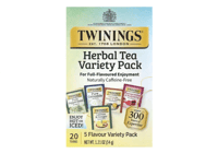 Image 1 of Twinings, Herbal Tea Variety Pack, Caffeine Free, 20 Tea Bags, 1.21 oz (34 g)