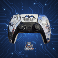 Image 1 of Custom PS5 DualSense Controller – Horizon-Inspired Design (V6 Hall Sensor Upgrade!)