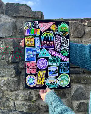Stickers Poster Print