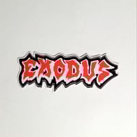 Image 1 of Smal Exodus Band Logo Matte Vinyl Sticker 