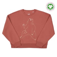Image 1 of Bear Organic Cotton Dropped Shoulder Sweatshirt