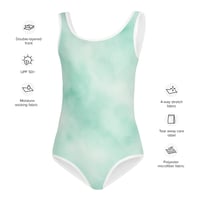 Image 4 of All-Over Print Kids Swimsuit Seafom