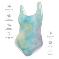 Image 5 of One-Piece Swimsuit Colorful