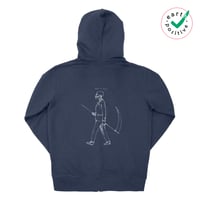 Image 1 of Mr Death Organic Cotton Zip-Up Hoodie