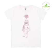 Image 1 of Red Riding Wolf Women's Bamboo Heavyweight Jersey T-Shirt