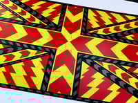 Image 3 of HiJACKED - Reworking of the Union Jack/Flag - 1/1 Test Proof - HAND SPRAY PAINTED Edition 