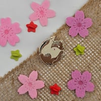 Image 1 of Original Licking Cat Pin