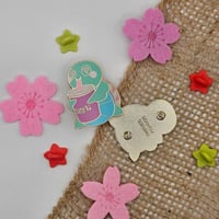 Image 2 of Original Tea-Turtle Enamel Pin
