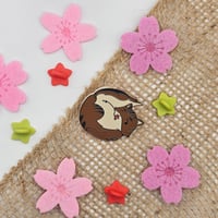 Image 3 of Original Licking Cat Pin