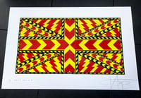 Image 1 of HiJACKED - Reworking of the Union Jack/Flag - 1/1 Test Proof - STENCIL & SPRAY PAINT Edition 