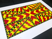 Image 2 of HiJACKED - Reworking of the Union Jack/Flag - 1/1 Test Proof - STENCIL & SPRAY PAINT Edition 
