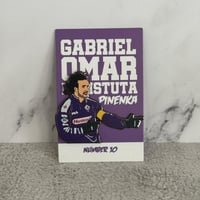 Image 1 of Batistuta Pin Badge with Branded Packaging