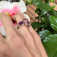 Image 2 of Anello Trilogy ametistem