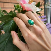 Image 2 of Anello Malachite